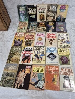 Agatha Christie Vintage Paperback Books 25 Total